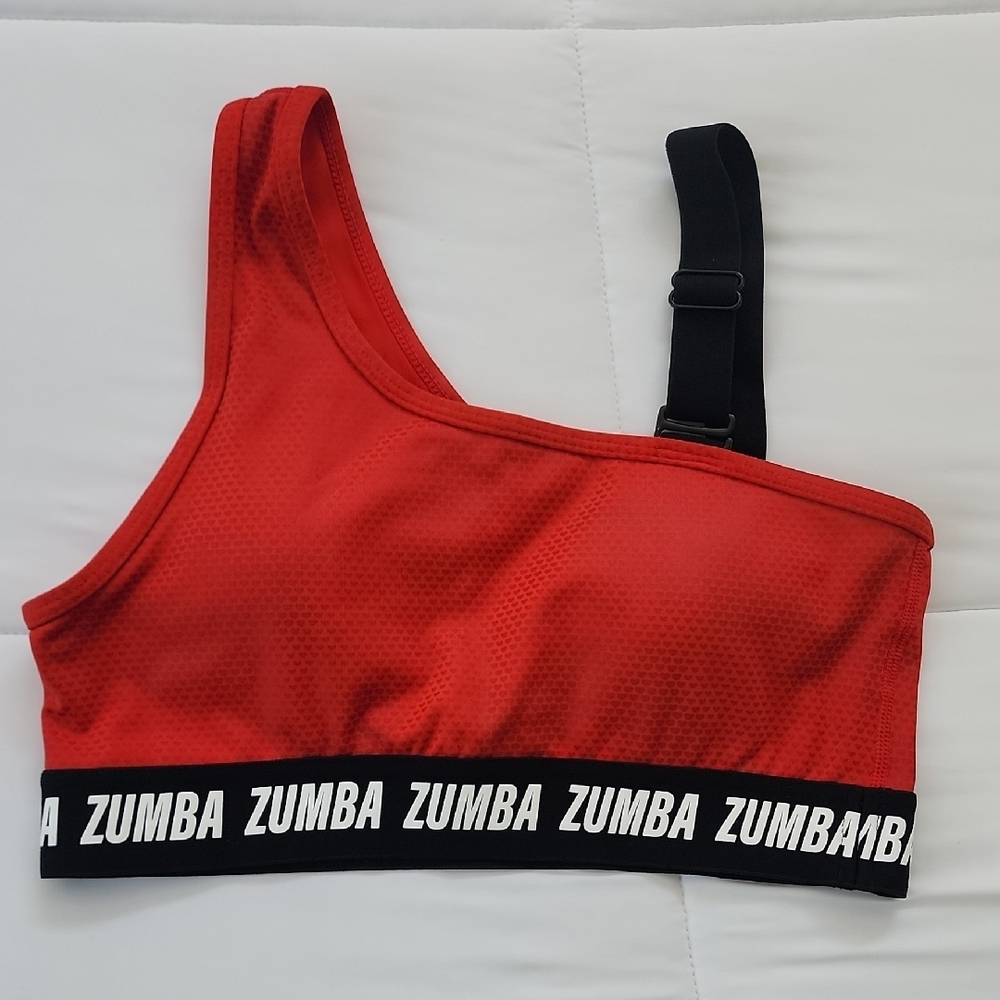 Zumba Fitness Women's Red Swim Top
